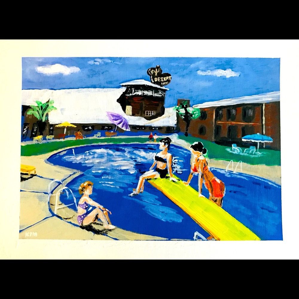 Original Acrylic Painting “Desert Inn” Las Vegas
